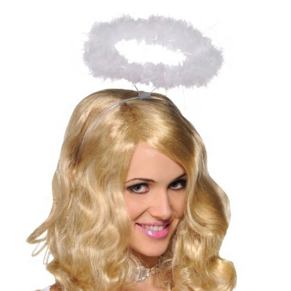 New White Marabou‎ Halo